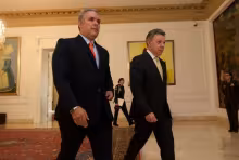 Colombia, Casa del Nariño, Santos y Duque