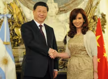 Cristina Kirchner y Xi Jinping