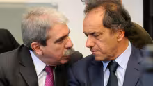 Daniel Scioli y Aníbal Fernández