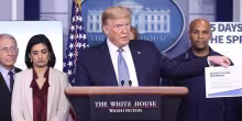 Donald Trump, Coronavirus en Estados Unidos