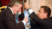 Eduardo Duhalde y Néstor Kirchner