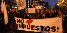 Manifestaciones contra Correa en Ecuador