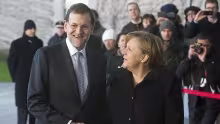 Mariano Rajoy, Angela Merkel