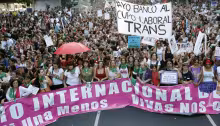 Feminismo, marcha, trans, Argentina