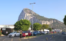 Gibraltar, con el Peñón de fondo