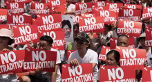 Ley de extradición, Hong Kong, represión china