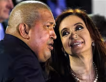 Hugo Chávez Frías y Cristina Fernández Wilhelm - Telegraph.co.uk