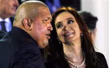 Hugo Chávez Frías y Cristina Elisabet Fernández Wilhelm