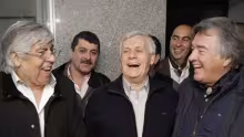 Hugo Moyano, sindicalistas peronistas
