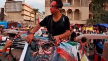 Consultado iraní en Bagdad, Protestas, Invasor iraní