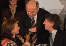 Ricardo Lorenzetti, junto a Amado Boudou y Beatriz Rojkés de Alperovich