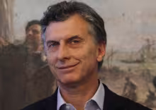 Mauricio Macri, risa