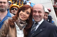 Mario Secco y Cristina Kirchner