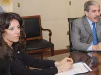 Mónica Cuñarro y Aníbal Fernández