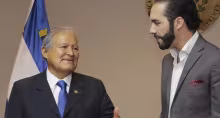 Salvador Sánchez Cerén, FMLN, y Nayib Bukele