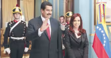 Nicolás Maduro y Cristina Kirchner