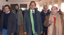 Gustavo Pulti, Daniel Scioli y Florencio Aldrey Iglesias