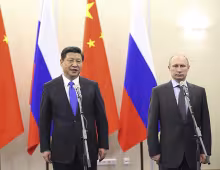 Vladimir Putin en China