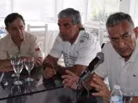 Alberto Rodríguez Saá, Rafael De Vito y el dirigente local Jaime Alper