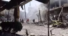 Siria, bombardeo