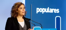Soraya Sáenz de Santamaría, portavoz del Partido Popular de España