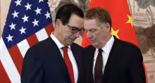 Steve Mnuchin y Robert Lighthizer, Guerra comercial, China, Estados Unidos, Riley Walters
