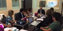 Ezequiel Jarvis, reunión OIT