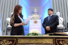 Carlos Zannini y Cristina Kirchner