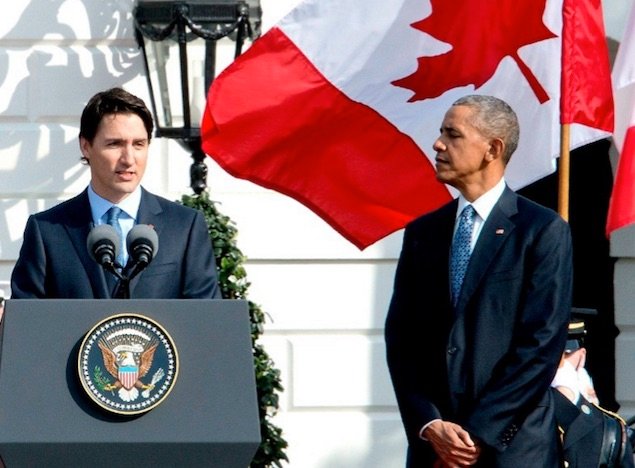 Trudeau, Obama