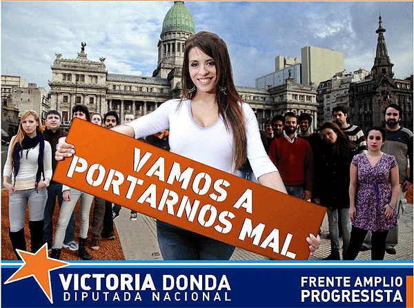 Victoria Donda: ¿buscando el voto de los traficantes y drogodependientes?