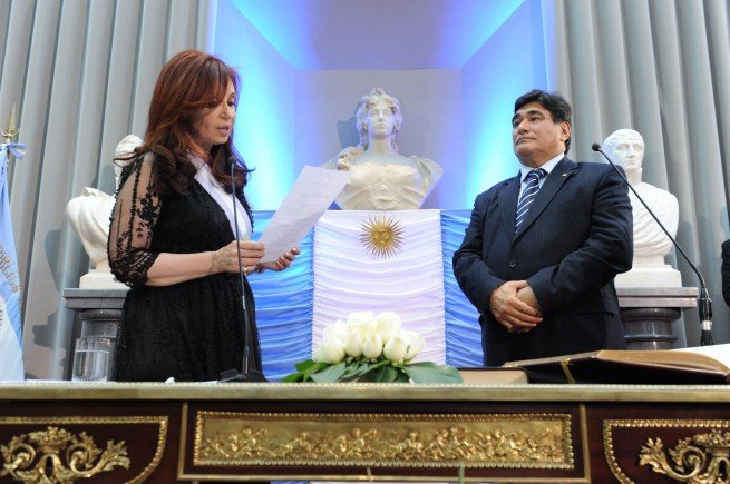 Carlos Zannini y Cristina Kirchner
