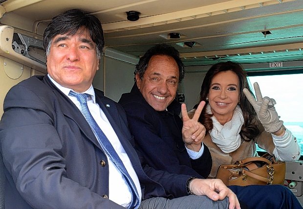 Carlos Zannini, Daniel Scioli, Cristina Kirchner